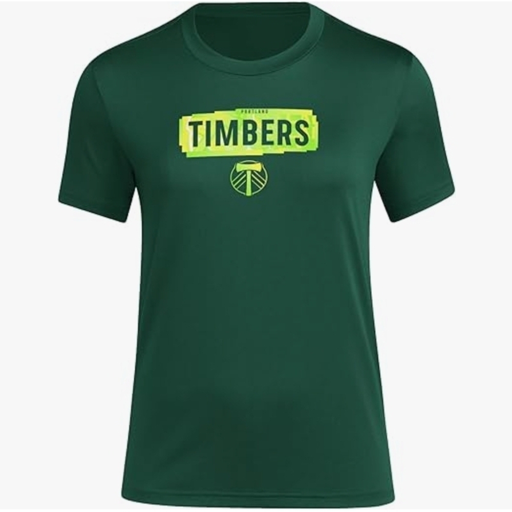 Adidas Portland Timbers Women’s T Shirt Green Size S NWT Soccer MLS